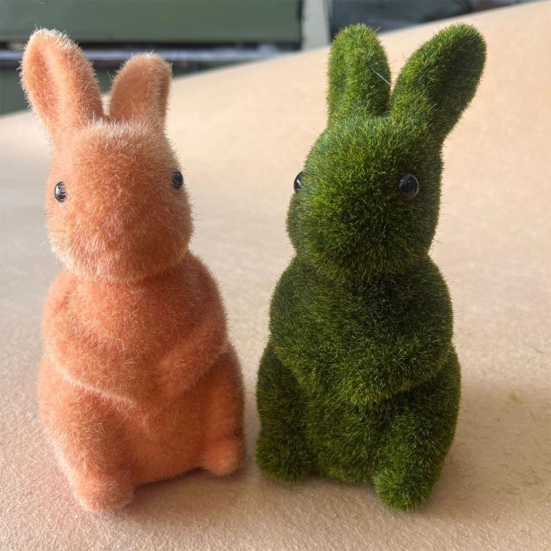 Coniglietti di Pasqua Decorazione in Morbido Floccato Coniglietti Adorabili Regalo di Compleanno o per le Feste per la Casa