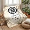 Coperta in Flanella e Pile Boston Bruins Coperta Calda e Accogliente per Divano, Letto, Viaggio Uso in Tutte le Stagioni