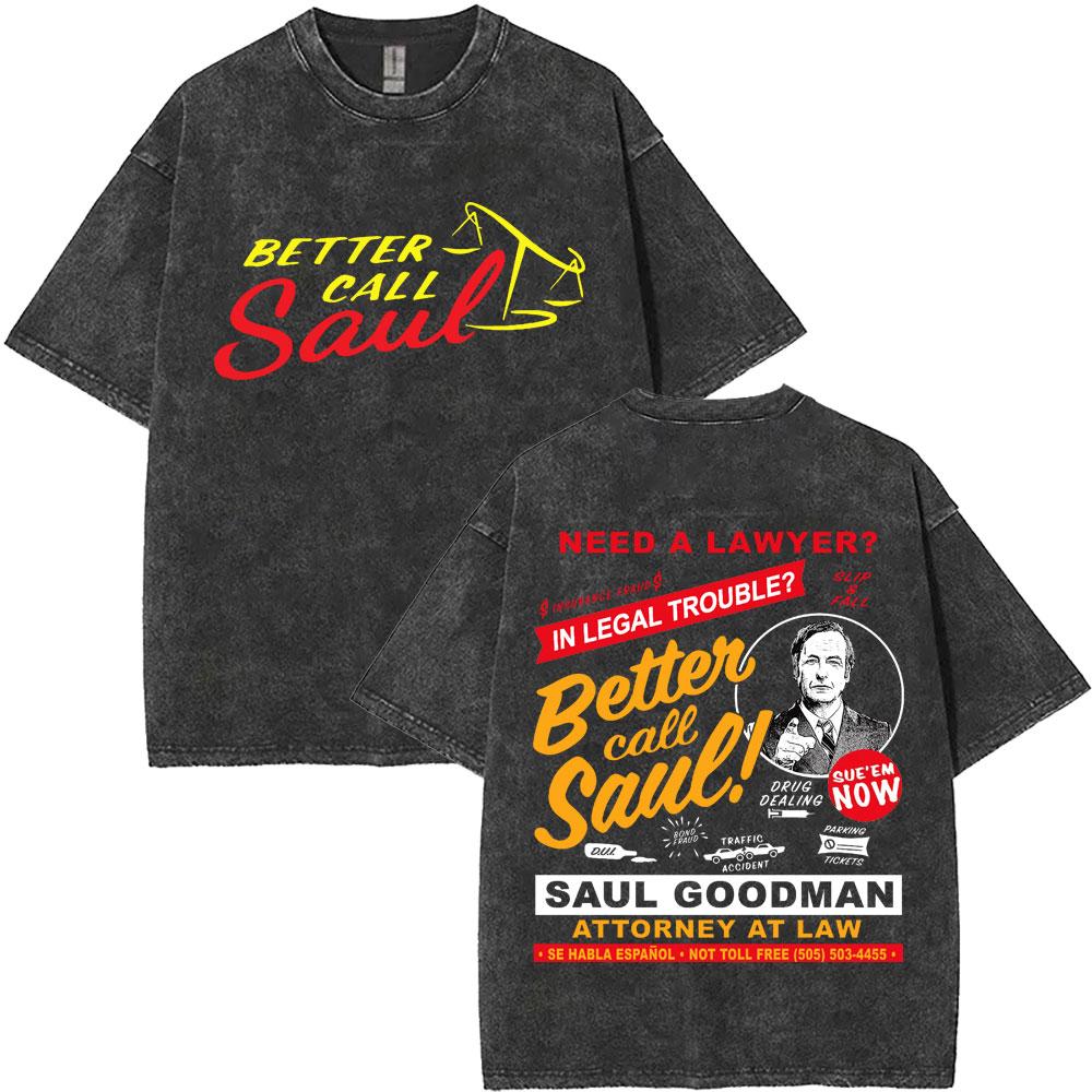 Washed Vintage Heisenberg TV Breaking Bad Stay Out of My Territory T Shirt Better Call Saul Graphic Tshirts Men Retro T Shirts