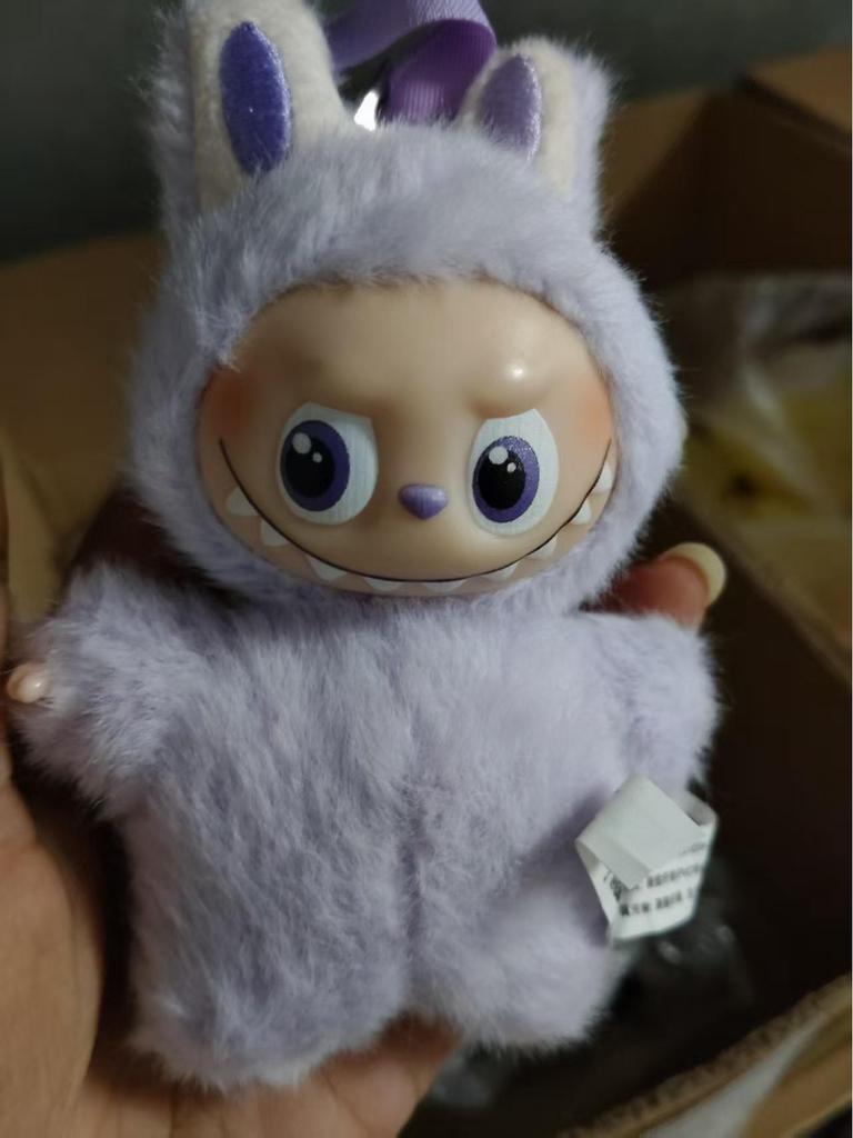 In Stock: Fast Shipping Fabric Doll Keychain with Vinyl Face - Blind Box Plush Figure