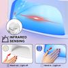 Professional 45 LED Nail Lamp Quick Gel Nail Polish Dryer 4 Timers Powerful Nail UV Light Suitable for Nail Salon Equipment