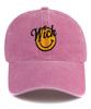 Wig Smile Stonewashed Ball Cap - Pink