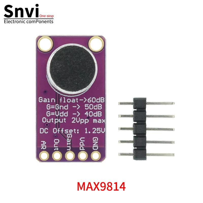 Snvi Sound Sensor Module Sound Control Sensor MAX4466 MAX9814 Switch Detection Whistle Switch Microphone Amplifier For Arduino