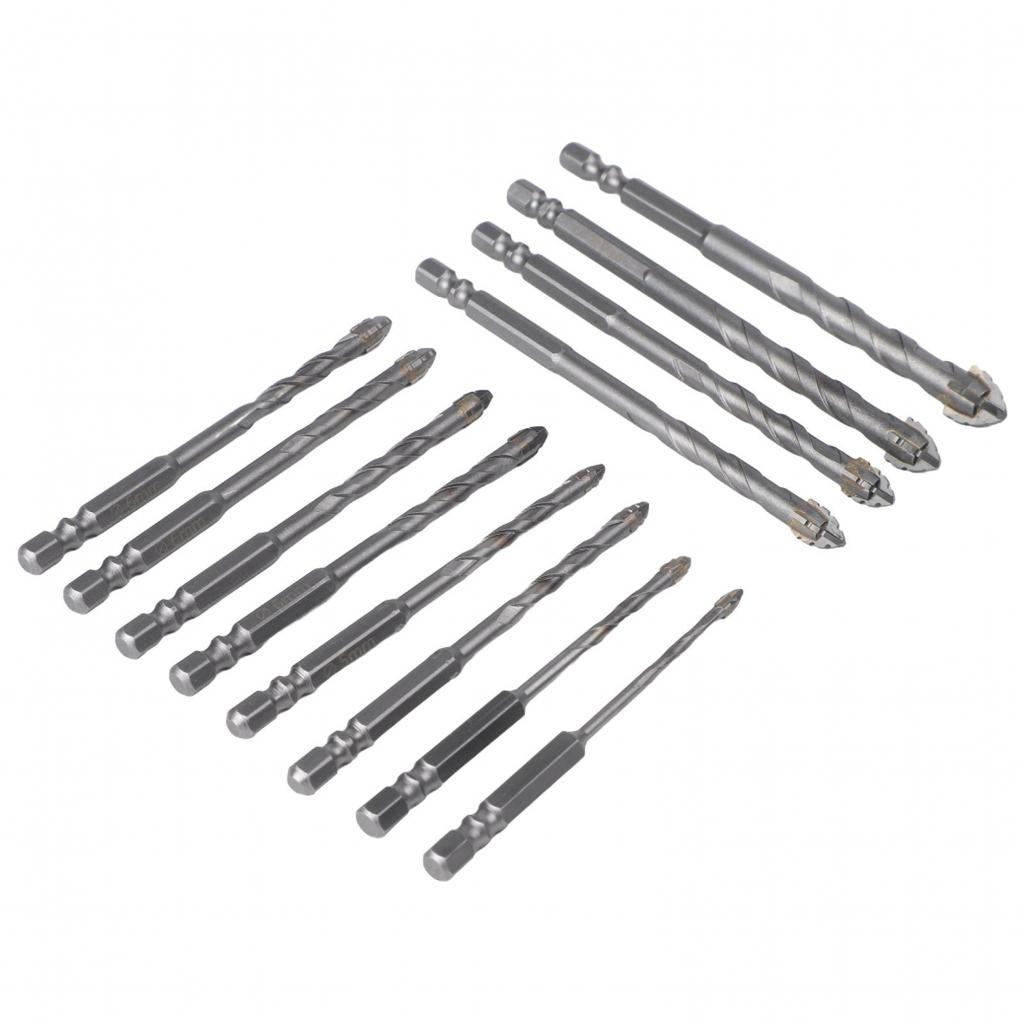 Set cuprinzător de 12 buc. burghie excentrice 3 12 mm pentru toate nevoile dumneavoastră de găurire