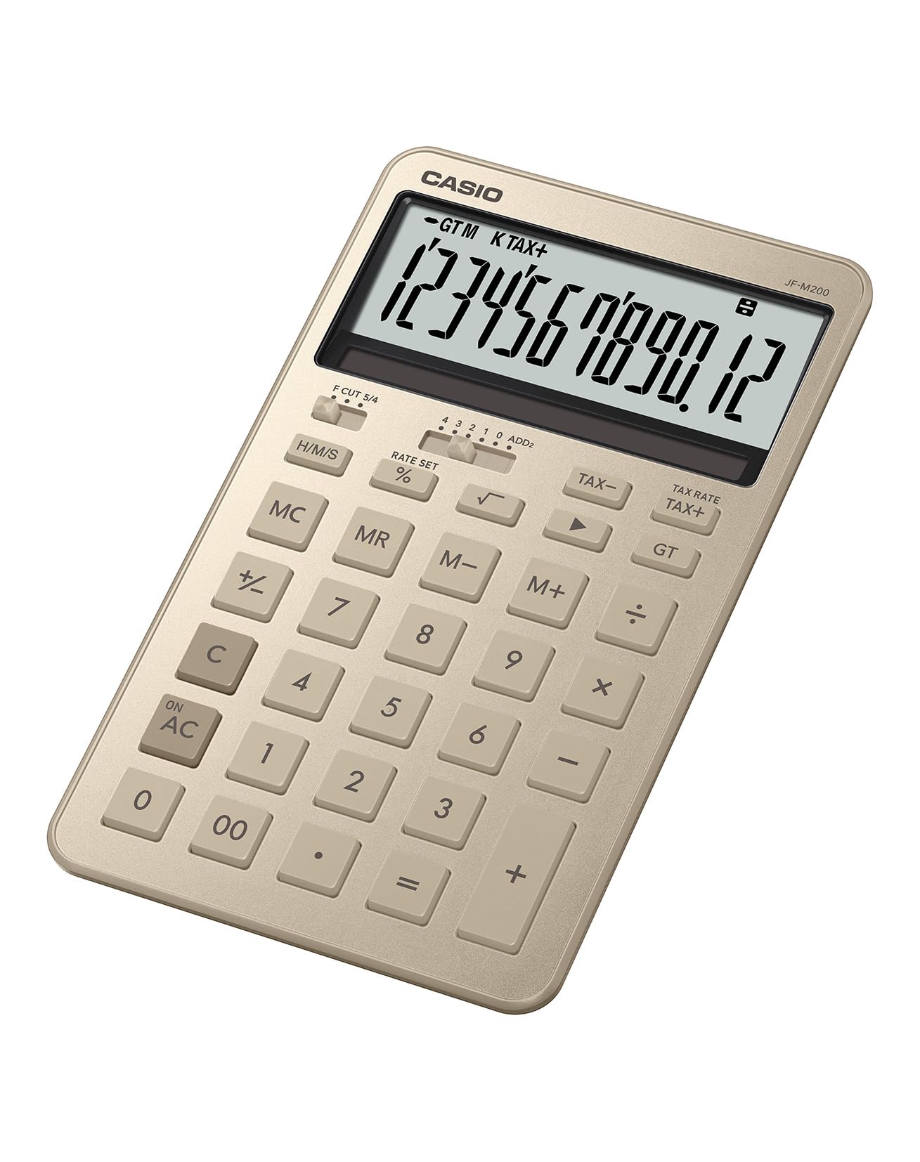 

Casio Designer Just Shiny 12 Calculator, Type, Stylish, Gold, Digits, JF-M200-GD-N