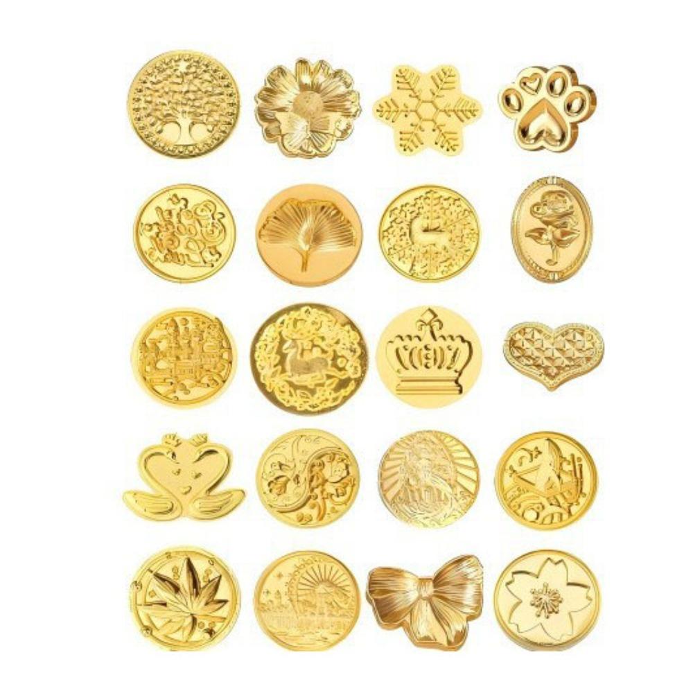 20 Pcs/set 20 Pcs/set Vintage Rose Wax Seal Set Valentine's Day Halloween Christmas