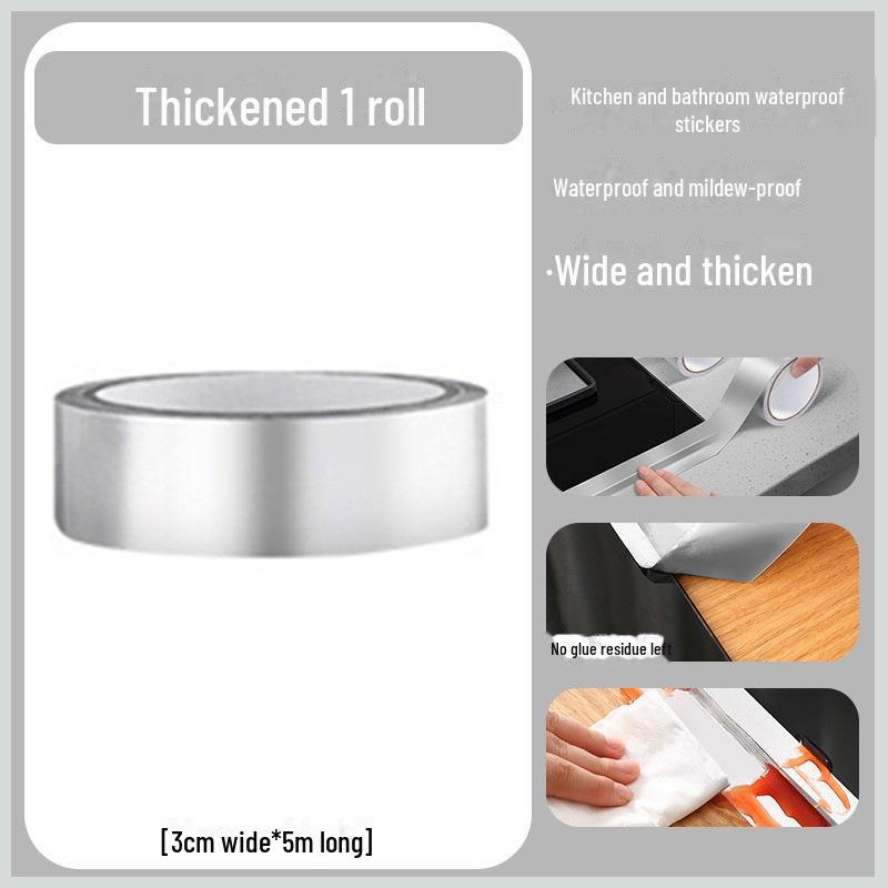 

Стрічка з алюмінієвої фольги: Високотемпературні, водонепроникні, маслостійкі та стійкі до плісняви ​​наклейки на кухонну плиту Small size, 3cm wide * 5m long