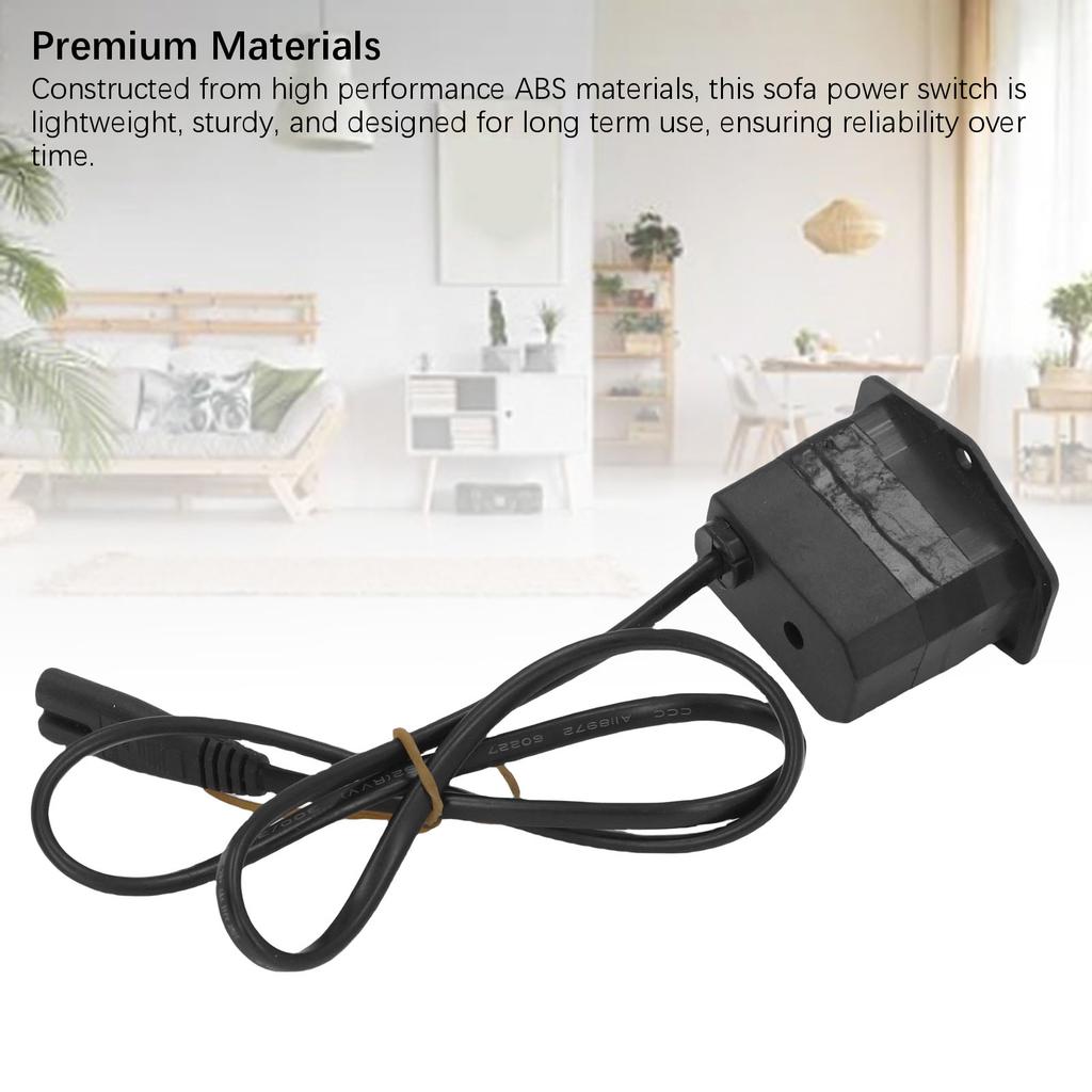 Electric Sofa Power Switch Red One Key High Sensitivity Electric Recliner Power Control Switch for Electrical Furniture
