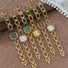 Simple Women's Watch Elegant Square Dial Quartz Watches Exquisite Gold Skeleton Chain Bracelet Vintage Brand Female Wristwatch