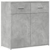 VidaXL Buffet, Sideboard with Drawers and Doors, Storage Furniture Living Room Sitting Room Interior, Modern, Grey 840523