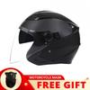 BLD Bailide Helmet 3/4 Half Motorcycle Double Lens Cycling