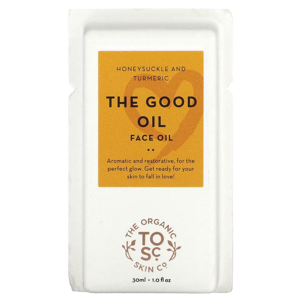 The Organic Skin Co. The Good Oil, Face Oil, Honeysuckle & Turmeric, 30 Ml (1 Fl Oz)