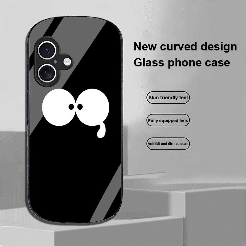 Astronauts Universe For Apple IPhone 16 11 13 15 14 Pro Max 12 Mini 7 8 Plus XR X XS Elliptical Shaped Tempered Glass Phone Case