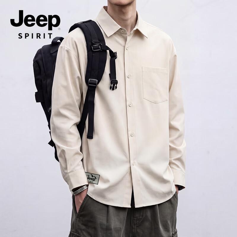 

JEEP SPIRIT Men s Casual Long Sleeve Button-Down Shirt 3XL