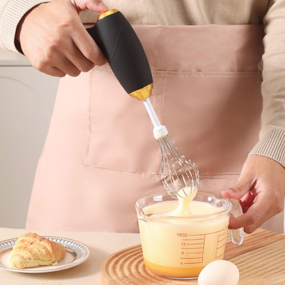 with Replacement Heads Electric Egg Beater Handheld Electronic Batter Stirrer Baking