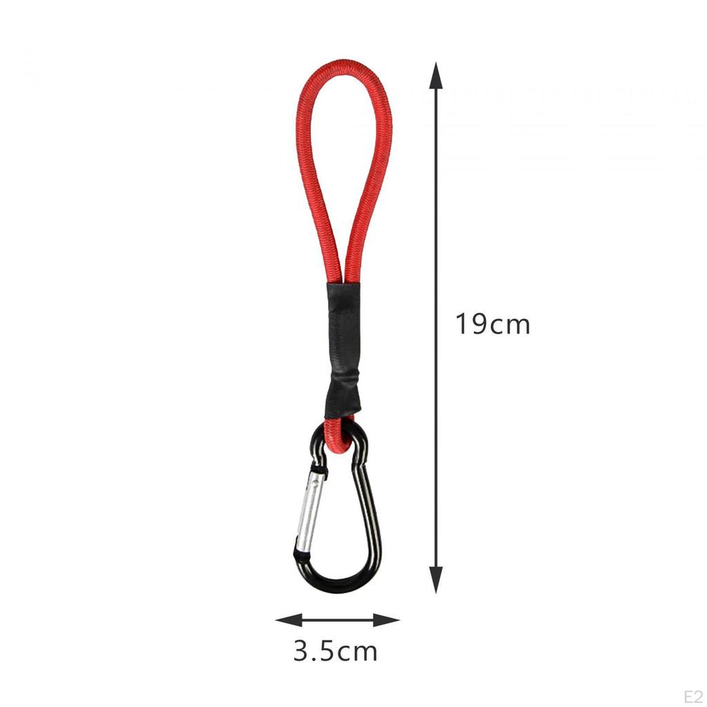 Bungee Cord with Alloy Carabiner Hook, Short Canopy Ties for Tents And Wire Racks in Outdoor
