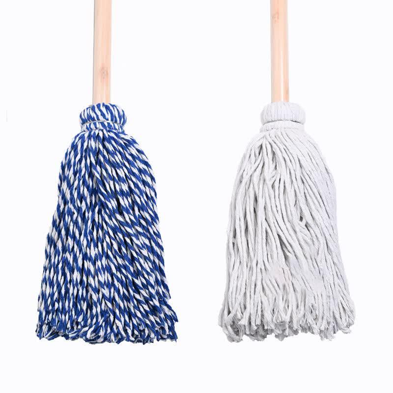 Classic Wooden Handle Cotton Floor Mop