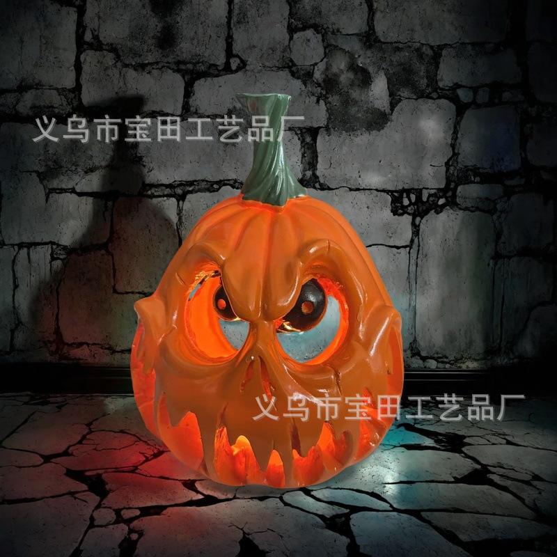 New Product Statue Pumpkin Ghost Dog Candlestick Incense Burner Home Decoration Party Atmosphere Resin Ornament