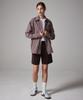 AWESOME STUDIO Dobby Embroidered Check Shirt Burgundy
