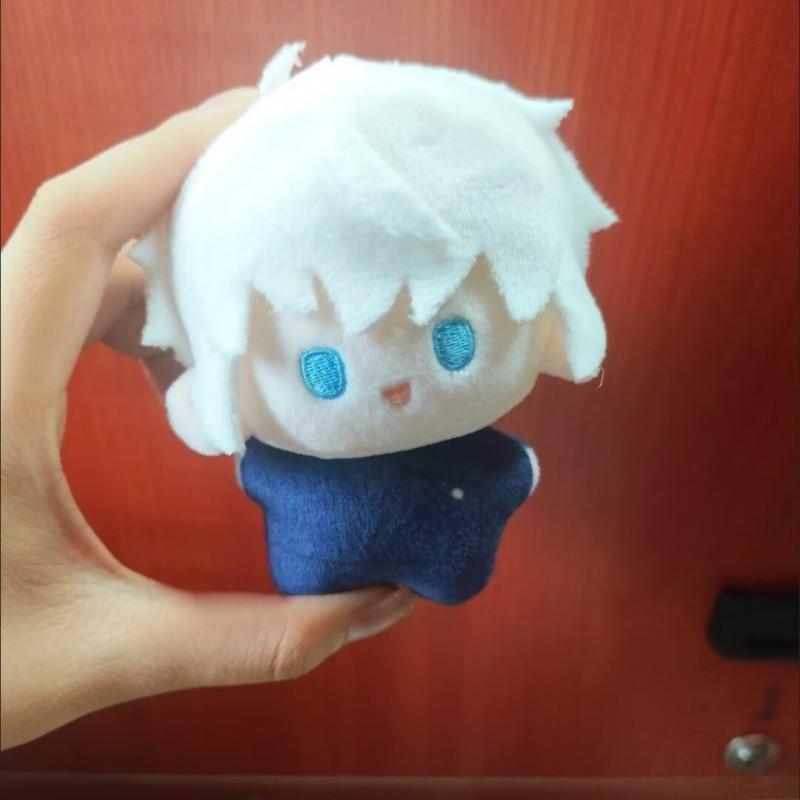 10Cm Anime Jjk Gojo Satoru Plush Doll Birthday Gift Jujutsu Satoru Gojo Stuffed Backpack Toys Pendant Collect Party Gifts