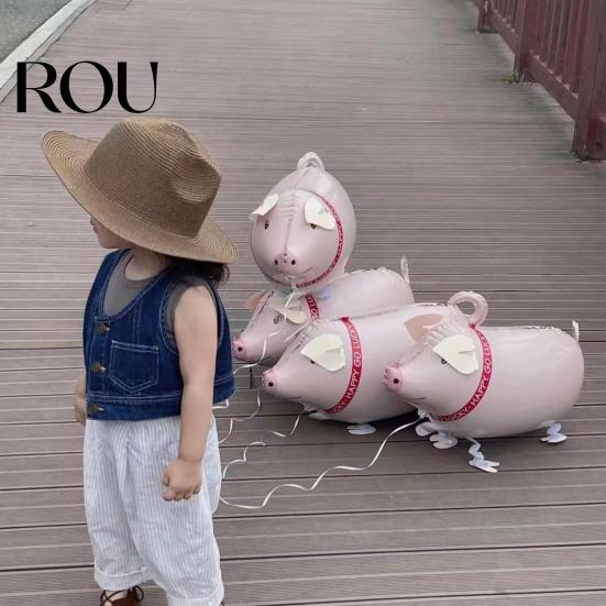 Balloon Toy Leak-proof Reusable Self Sealed Realistic Standing Children Aluminum Foil Playing No Odor Walking Animals Kids Festival