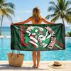 Asciugamano da Spiaggia alla Moda South Sydney Rabbitohs Asciugamano Portatile Morbido Asciugatura Rapida per Nuoto Campeggio Vacanze