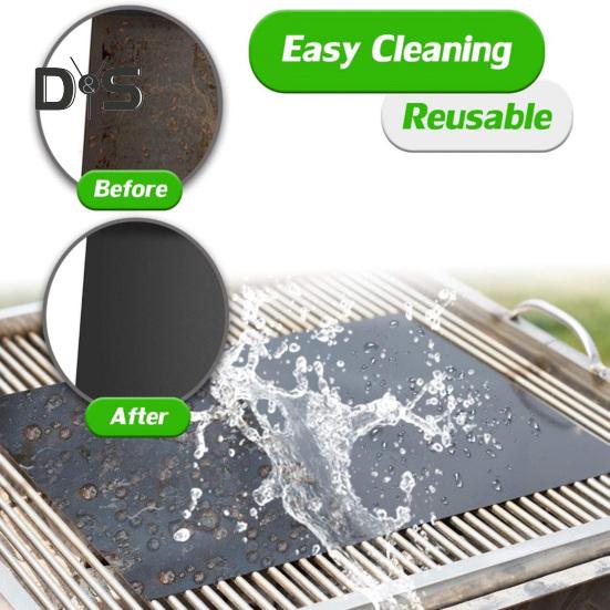 3ks grilovací podložka Jemný otvor Rovnoměrné teplo Snadné čištění Opakovaně použitelné nepřilnavé nepřilnavé podložky do trouby do toustovače odolné vůči vysokým teplotám