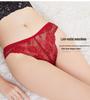 Women's Sexy Lace Thong - Comfortable, Breathable, and Transparent Cotton Briefs