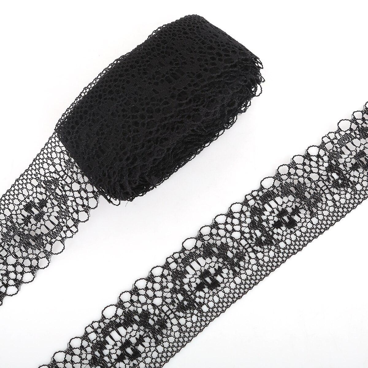

10 ярдовКружево Кружевные Аксессуары Эластичное Мягкое Нижнее Белье Нижнее Белье Нижнее Белье Носки Декоративные Материалы для Одежды 40mm 10yds чёрный