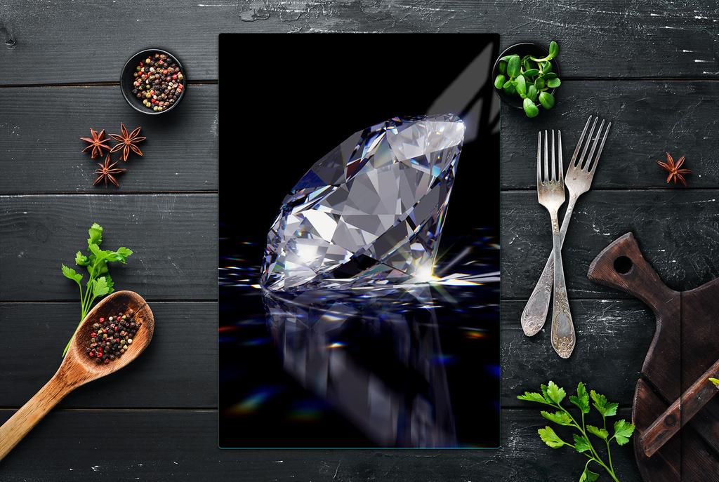 GLASS CUTTING BOARD 35x52 Diamond