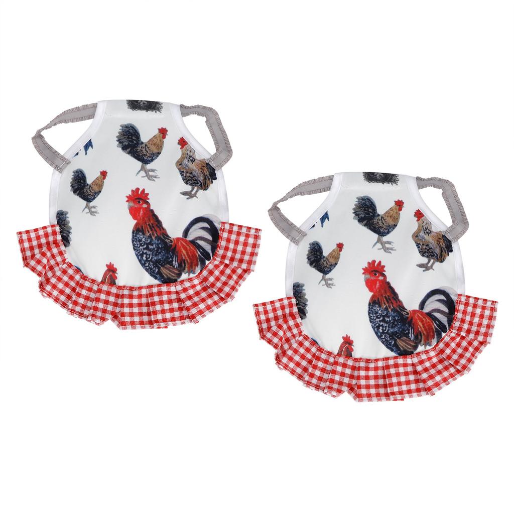2Pcs Chicken Saddle Hen Apron Wing Feather Protector Elastic Protection Pet Poultry SuppliesC Type