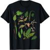 Vintage Botanical Flower Fern Leaf Green Plant Botany T-Shirt