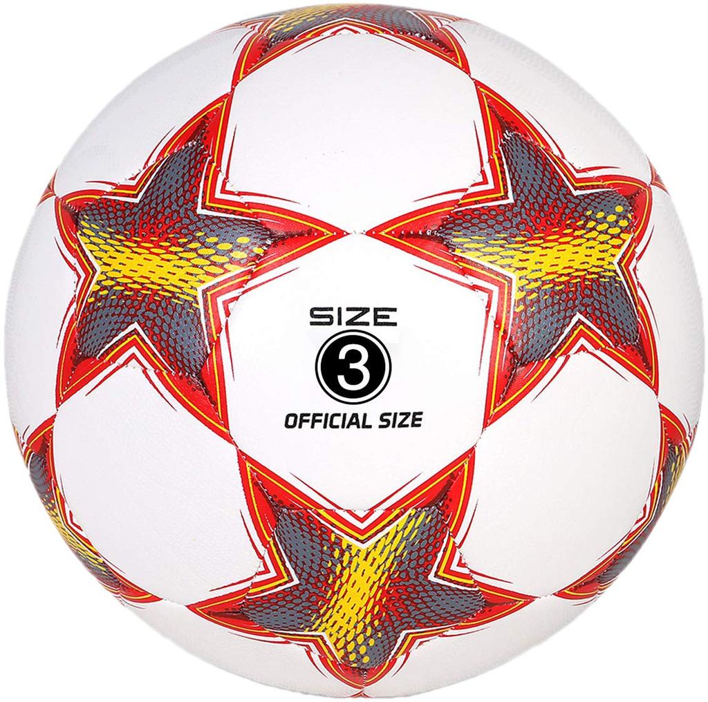 YANYOUDU Pallone da Calcio da Allenamento Famiglia, Leggero, Pallone, Gonfiatore, Tempo Libero, Sport, Star-3