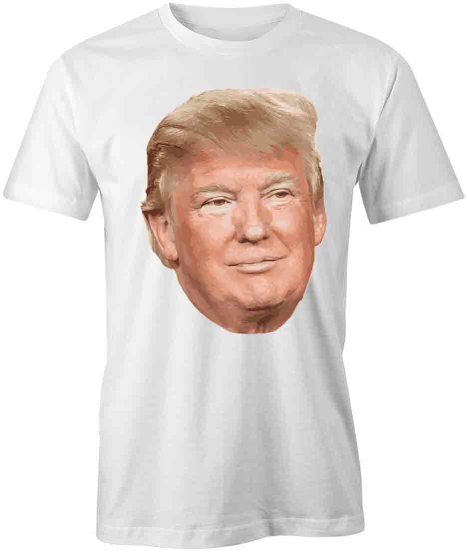 TRUMP HEAD TShirt Tee Short-Sleeved Cotton CLOTHING S1WCA660 XXL