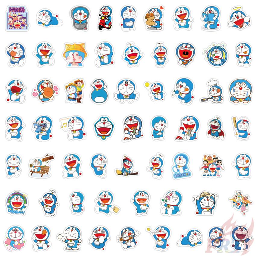 

60 шт./компл. Doraemon серии 01 наклейки DIY модные водонепроницаемые наклейки-каракули