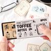 8 Pcs Vintage Cartoon Series Wooden Rubber Letter Number Symbol Stamp Set For Card Making Planner Scrapbook