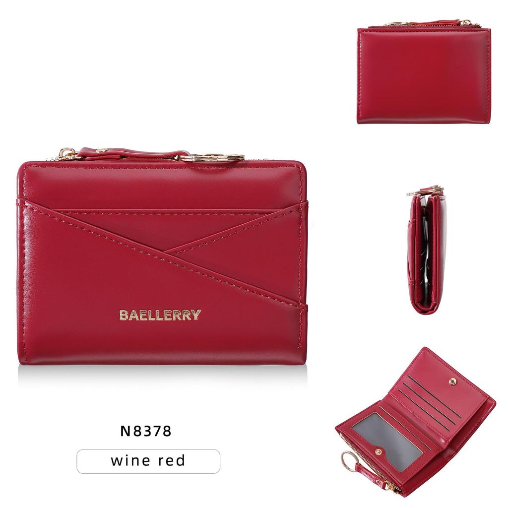 Women's Multi-Card Slot Holder: Anti-Magnetic Zipper Coin Purse, Portable Keychain Card Holder, and ID Storage Bag.