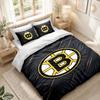 Bedding Set 1 Duvet Cover 2 Pillowcases Boston Bruins Print Bedroom Home Decoration