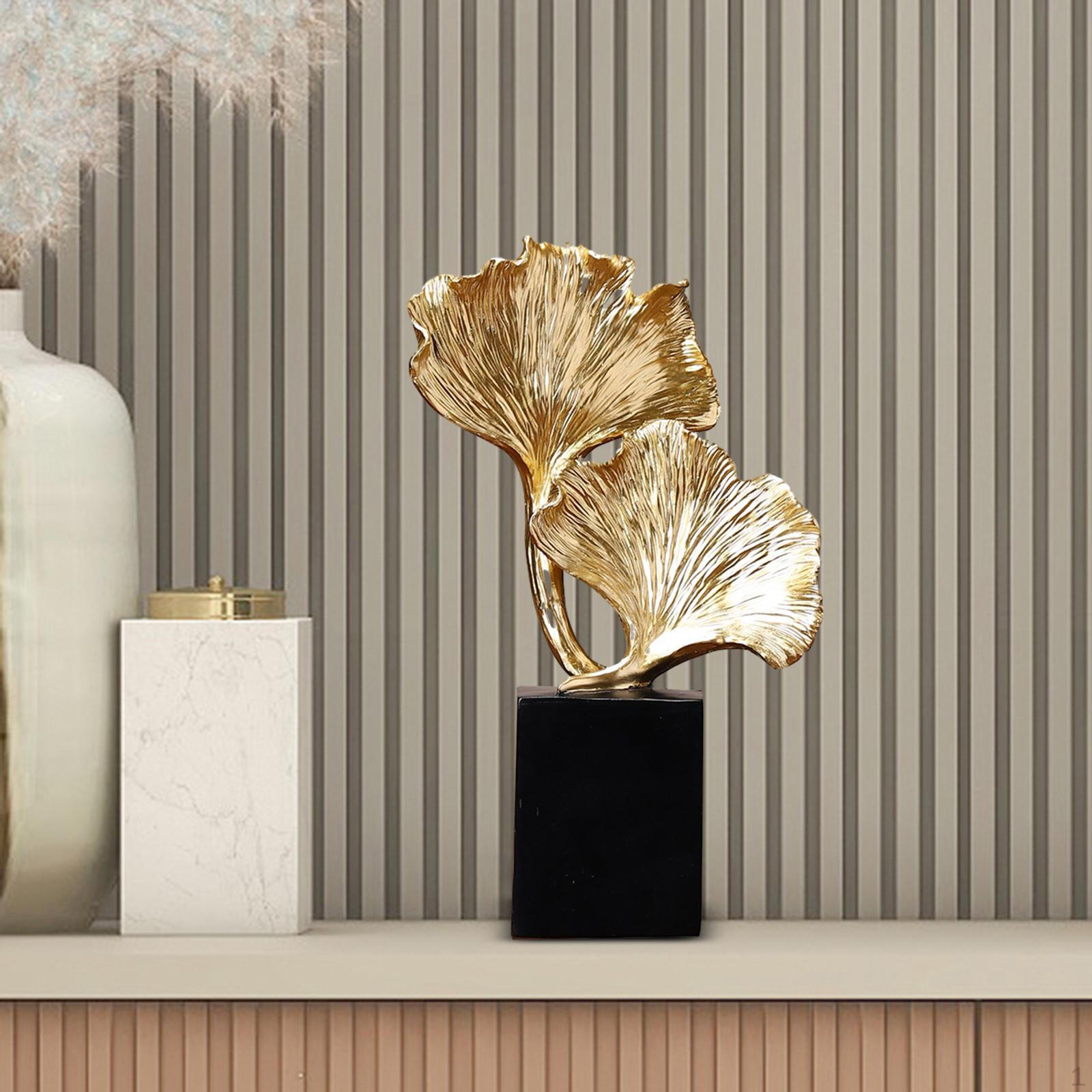 

Листья Скульптура Статуя Листьев Гинкго Коллекция Смола Настольный Декор Растительный Орнамент для Полок