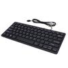 Type C Wired Keyboard Quiet Lightweight Silent Chocolate Key Small Wired Keyboard for Computer PC Laptop
