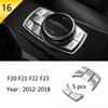 For BMW 1 2 Series F20 F21 F22 F23 Carbon fiber Car Control CD Panel Cover Trim Air conditioning Outlet Frame Decoration Sticker LNYCP1
