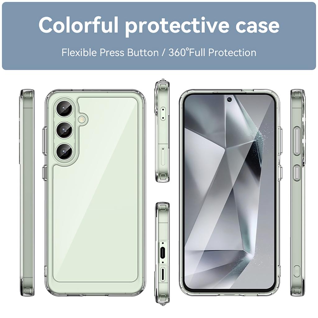 Samsung Galaxy S24 FE Case, Clear Transparent Phone Case Cover for Samsung Galaxy S24 FE