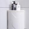 Bathroom Corner Storage Shelves 360 Degree Rotating Wall Shelf Free Punching Shower Rack Waterproof Kitchen Cabinet Organizer
