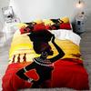 Exotic Style Bedding Set African Women Print Duvet Set Traditional Bedroom Decoration