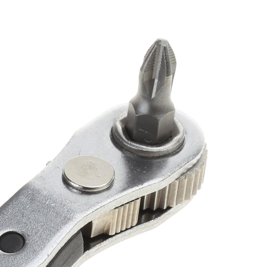1/4Inch Ratchet Wrench Drive Ratchet Socket Wrench Tool Multi-funtion Quick Release DIY Hand Tool Ratchet Handle Wrench