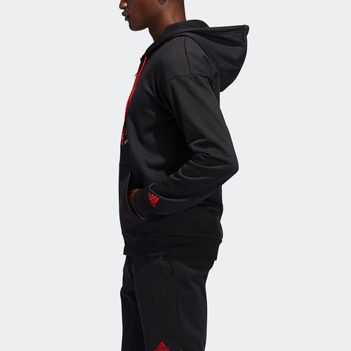 adidas Rose Hoodie Basketball Sports Hooded Jacket Men's Black