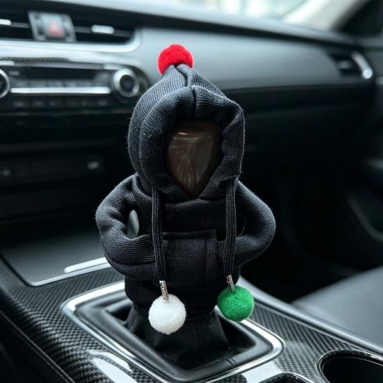 Summer Heat Protection Gear Handle Shift Hoodie Cover, Funny Knob Cover for Car, Fun Car Accessories Birthday Sweatshirt Shifter Protector Manual And