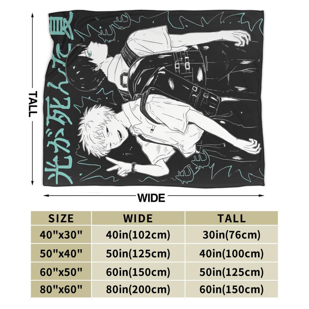 The Summer Hikaru Died Manga Blanket Multi-size Super Soft Cozy  Throw Blankets for Couch Sofa and Bed