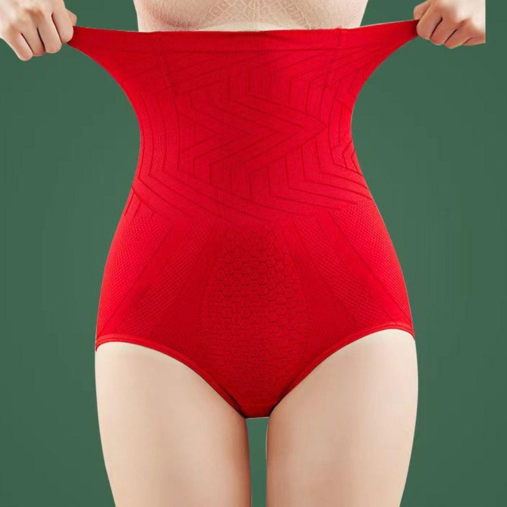 High Waist Postpartum Body Shapers Shapewear Slimming Underpants Elastic Seamless Underwear  Ladies
