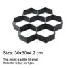 7 Grid Reusable Stone Road Concrete Molds Home Garden Walk Pavement Cement Mould for Home Garden Paving